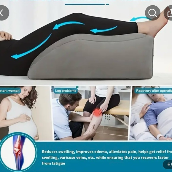 Ergonomic Leg Elevation Wedge Pillow: Support And Decompression post surgery. - Picture 3 of 5